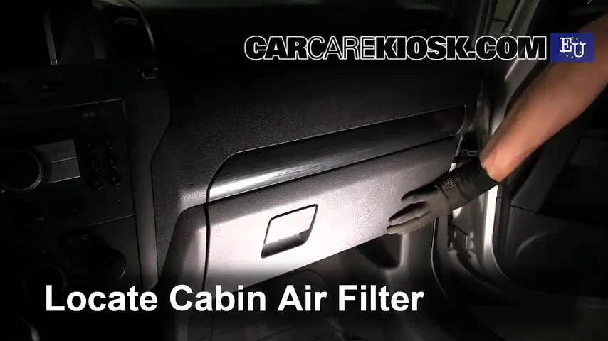 2005 Opel Zafira CDTI Cosmo 1.9L 4 Cyl. Turbo Diesel Air Filter (Cabin)